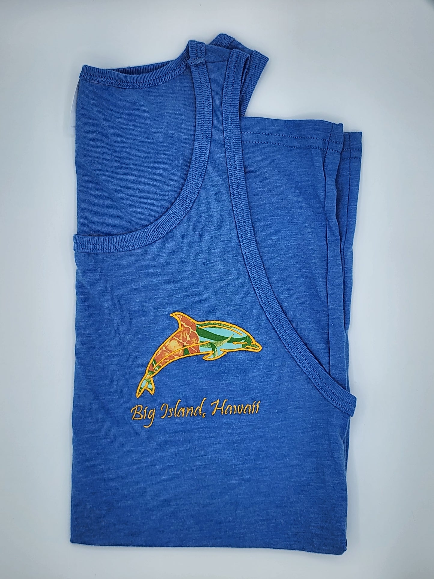 Dolphin Tank-Azure Blue