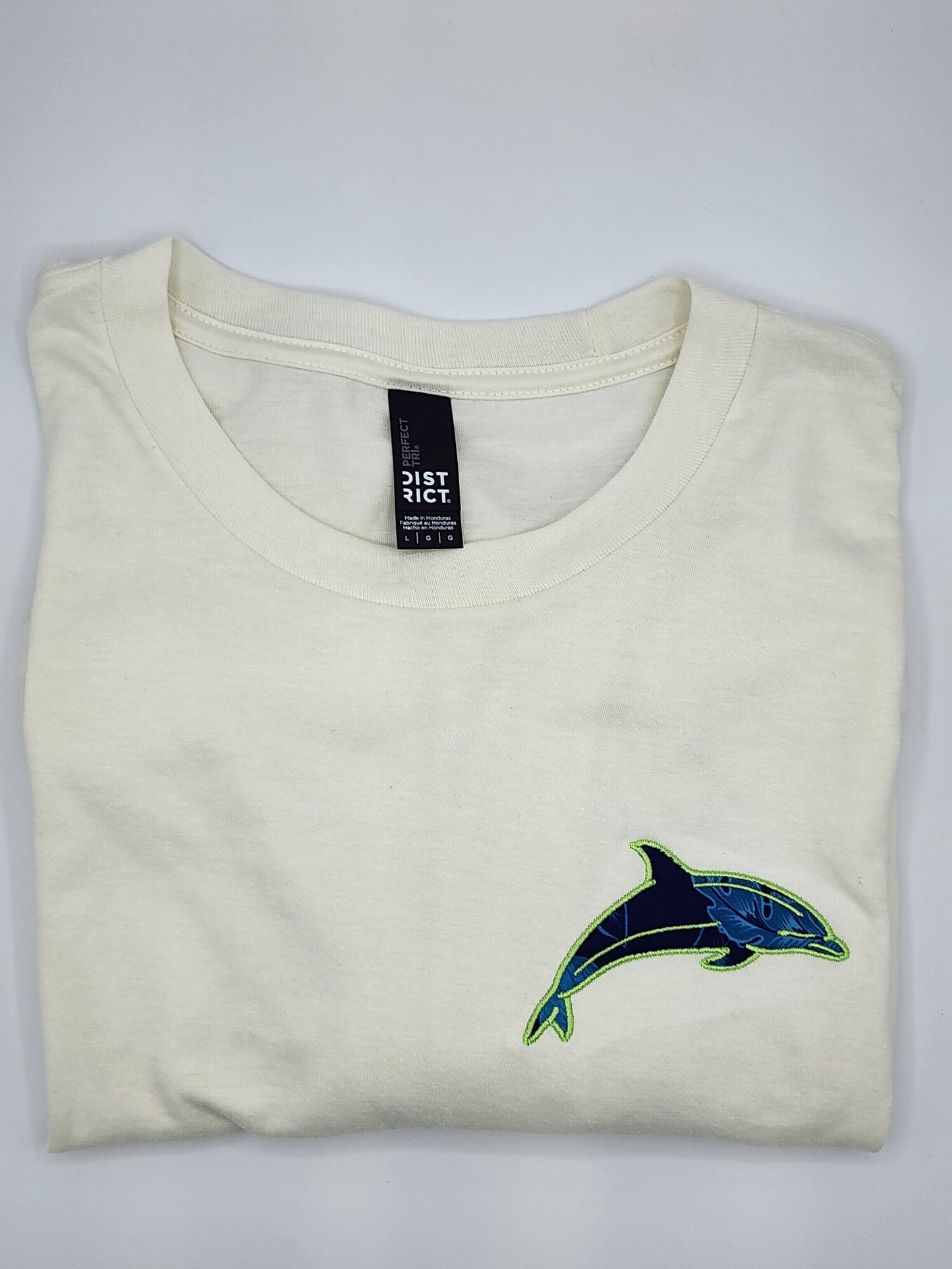 Dolphin Tee-Natural White