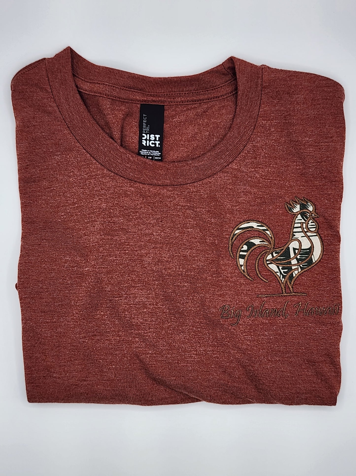 Rooster Tee-Russet
