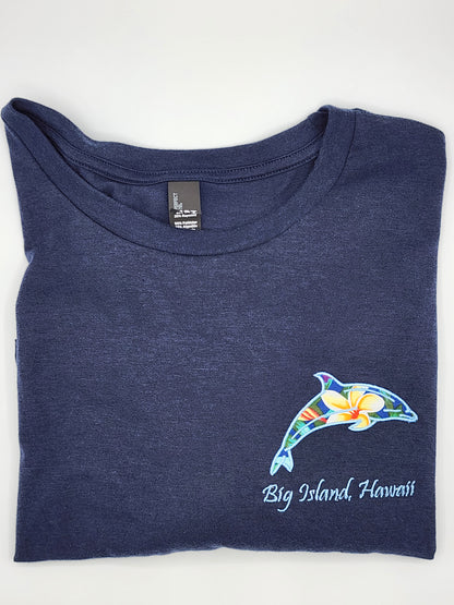 Dolphin Tee-Navy