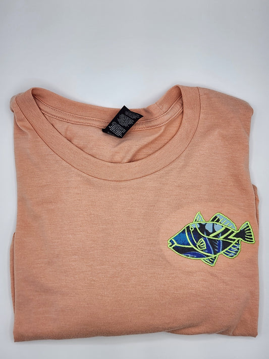 Fish Tee-Peach