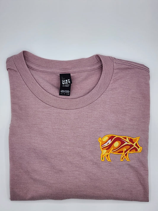 Pig Tee-Lavender