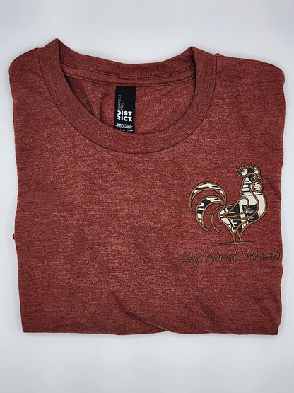 Rooster Tee-Russet