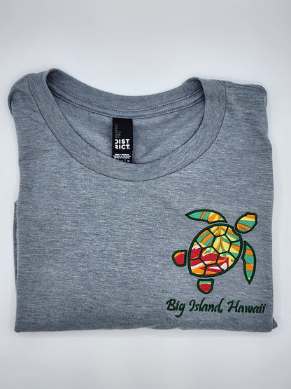 Turtle Tee-Heathered Grey